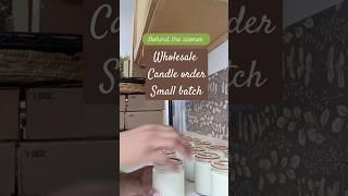 Peak behind the scenes #blackownedbusiness #candlemaking