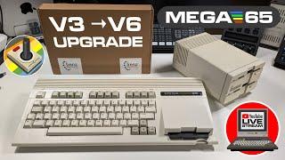 MEGA65  Livestream | Upgrade the Motherboard from V3 to V6 #mega65 #c64