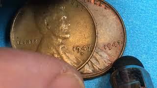 1947 US Lincoln Pennies $15,000 Plus - United States One Cent Coins