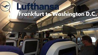 The Lufthansa Experience: Airbus A340-300 Economy from Frankfurt to Washington D.C.