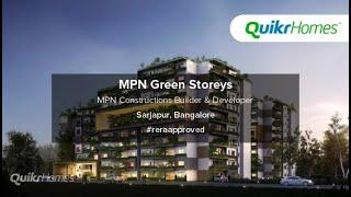 MPN Green Storeys | Sarjapur | Bangalore | Apartment tour | Quikr Homes