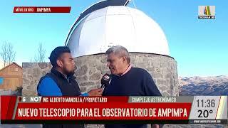 Nuevo telescopio para el observatorio de Ampimpa