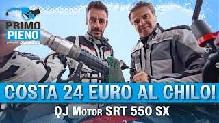 PRIMO PIENO QJ Motor SRT 550 SX: come va, quanto costa, perché comprarla