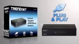 TRENDnet 5-Port Gigabit GREENnet Switch TEG-S50g