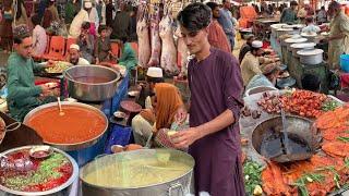 AMAZING MOST-EAT AFGHANI ROADSIDE STREET FOOD - Popular Afghanistan Street Foods