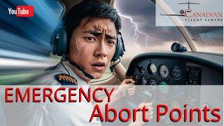 Flight Training: Emergency Operations - Abort Points | Aviation | Canadian Flight Centre