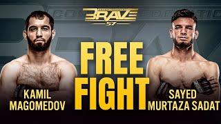 Kamil Magomedov vs Sayed Murtaza Sadat | Free Fight | BRAVE CF 57