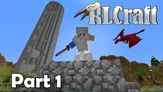 My first moments on Minecraft: RLCraft Hardcore Ep. 1