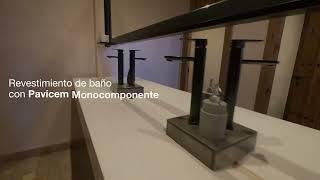 PAVICEM monocomponente - Cómo revestir y dejar perfecto un baño completo