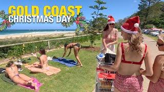 Gold Coast on Christmas Day, HOT Australian Beach in Summer