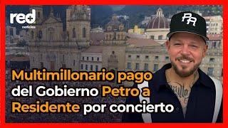 Residente recibirá multimillonario pago del Gobierno de Gustavo Petro por concierto en Bogotá