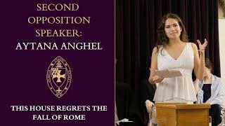 Aytana Anghel | This House Regrets the Fall of Rome