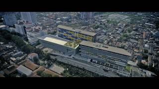 Surabaya New Building Petra Christian University Phantom 4 Footage