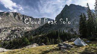 6 Day Solo Backpacking Trip in Cloud Peak Wilderness Wyoming