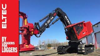 ELTEC FBL317L feller-buncher with leveling system