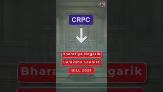 IPC, CrPC & Evidence Act to be replaced with 3 new laws. Nyaya/Nagarik/Suraksha Sanhita Bill 2023.