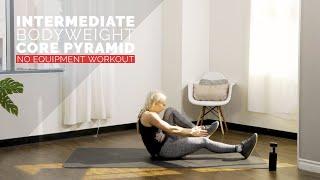 15 Min Bodyweight Core Pyramid Workout No Equipment