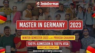STEP BY STEP GUIDE MASTERS IN GERMANY 2023 WINTER SEMESTER - 1001% ADMISSION & VISA PRIVESH CHAUHAN