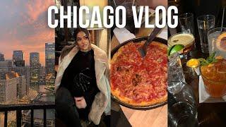 CHICAGO VLOG! exploring, deep dish pizza, the bean, sky deck, and more!