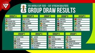 Group Draw Results FIFA World Cup 2026 CAF African Qualifiers | Preliminary Round