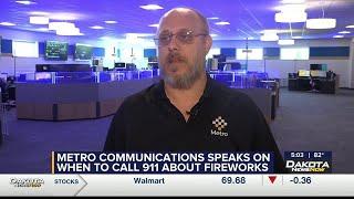 Metro Communications speaks on when to call 911 about fireworks