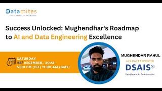 Mughendhar's Roadmap to AI and Data Engineering Excellence