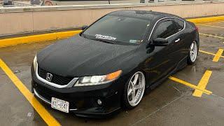 I bagged my Honda Accord Coupe on Airlift Management