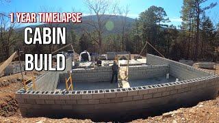 TIMELAPSE CABIN BUILD| Couple Builds Cabin Homestead Debt Free in the Woods | 2022 Year End Review