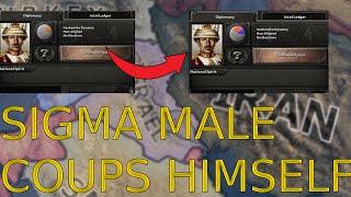 You can Coup yourself in HOI4