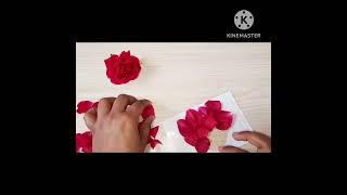 Bookmark with Roses. #diy #homemadepapercraft #craft #bookmark