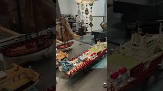 Maritime ships Models on a very large scale. Very impressive