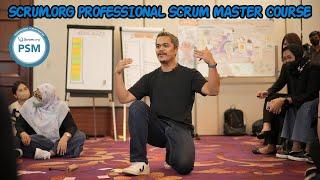 A Glimpse Of Scrum.org Professional Scrum Master Training Facilitated by the Scrum Master in Black
