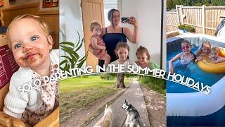 SOLO PARENTING IN THE SUMMER HOLIDAYS | School Uniform Shopping, Park Trips | Mum Life With 3 Vlog