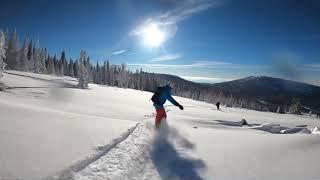 Freeride in Russia (Siberia, Sheregesh)