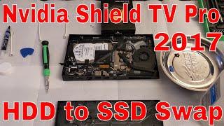 Nvidia Shield TV Pro 2017 SSD Swap out + Regrease The APU!