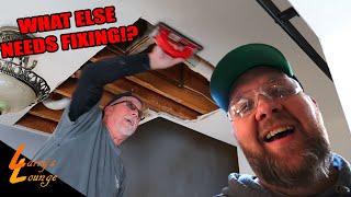 Two Idiots Patch a Ceiling!