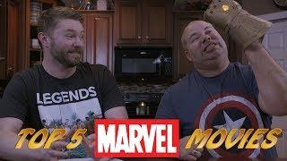 Top 5 Marvel Movies Ranked 2018! ZMAM Show