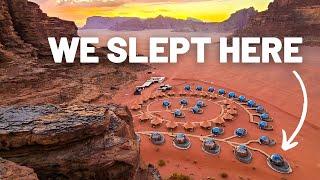 Wadi Rum Luxury Night Camp (Bubble domes in the desert) // JORDAN TRAVEL VLOG