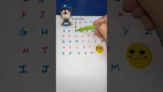 Join Alphabet #art #trending #shorts #satisfying #number #drawing  #ytshorts #short #funny #abcd