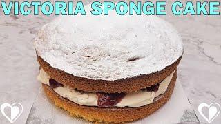 Victoria Sponge Cake | Recipe Tutorial #spongecake #baking #cooking