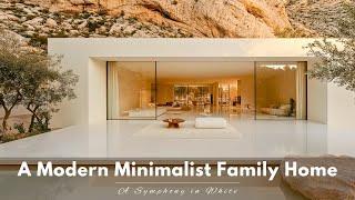 A Modern Minimalist Family Home: A Symphony in White