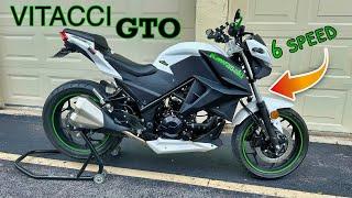 New 2022 Vitacci GTO 332cc Motorcycle - Now with Upgraded Engine & 6 Speeds