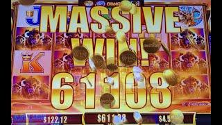 Massive Hit From The Change Feature! Buffalo Gold Revolution Slot #buffalogold