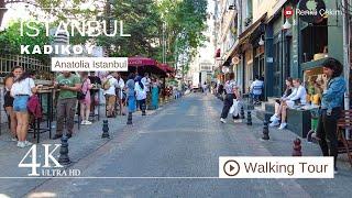 4K Kadikoy Istanbul Virtual Walking Tour | Turkey Walk 2023