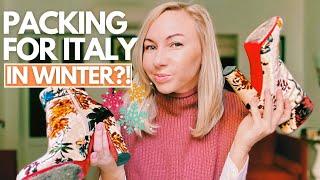 WHAT TO WEAR IN WINTER IN ITALY - Make Sure to Pack THESE Items! I Pack for Italy I Italy Travel