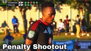 ORLANDO PIRATES VS SUPERSPORT UNITED PENALTY SHOOTOUT NEDBANK CUP