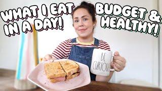 What I Eat In A Day BUDGET TRYING To Be Healthy | Pregnancy Trimester 2 Feeling SICK 2024 &Food Haul