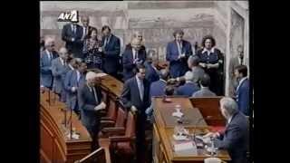 ΟΜΙΛΙΑ  ΠΡΟΕΔ  ΗΠΑ GEORGE BUSH ΣΤΗΝ ΕΛ  ΒΟΥΛΗ 18 ΙΟΥΛΙΟΥ 1991