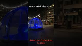 Exploring Tampere, Finland by Night: A Captivating Walk Through the City Streets and Parks#shorts