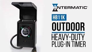 Install the HB11K Outdoor Heavy-Duty Plug-In Timer from Intermatic This Season